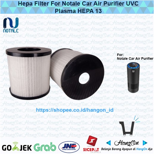 Hepa Filter Notale Car Air Purifier UVC Plasma HEPA 13 alt Shar