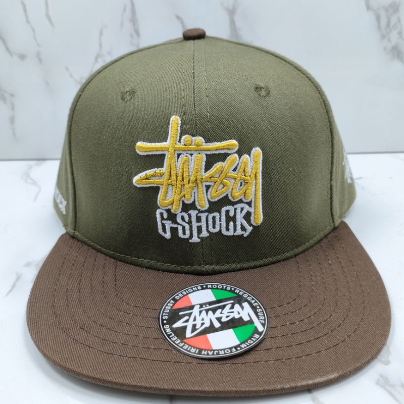 Topi Import Snapback Stussy x Gshock Collabs Kualitas Premium