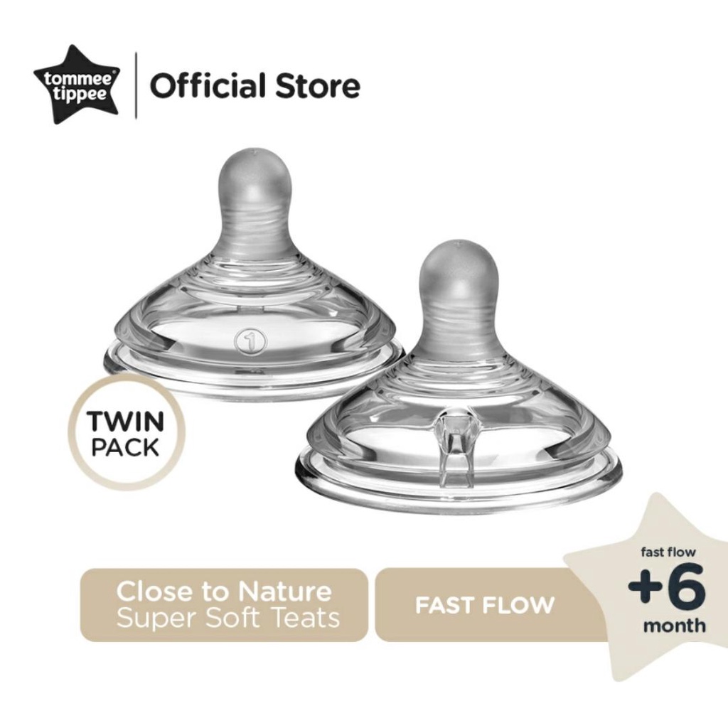 TOMMEE TIPPEE CLOSER TO NATURE SOFT TEAT / DOT BAYI