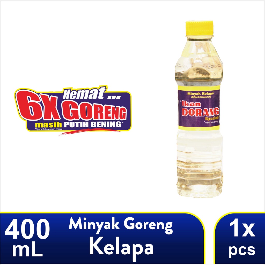 

Ikan Dorang Spesial - Minyak Goreng Kelapa 400 mL - (PCS)
