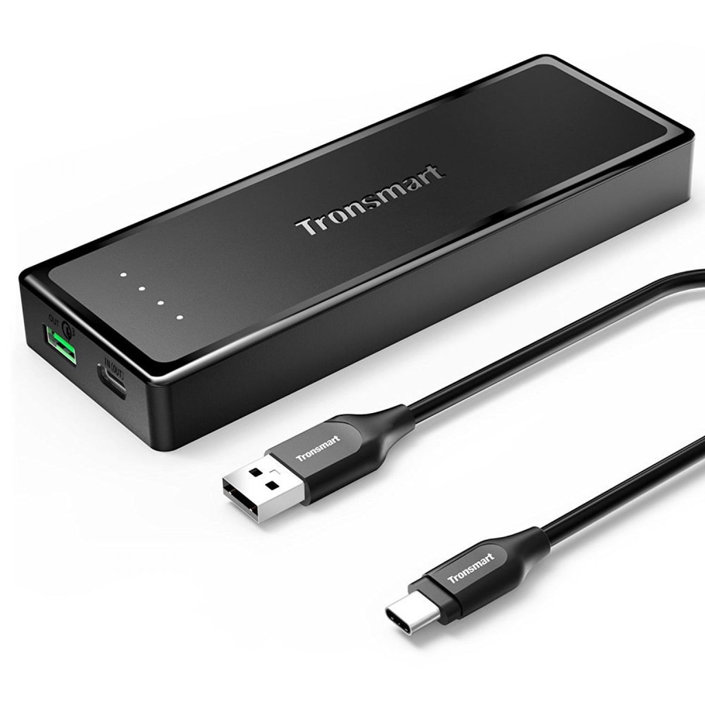 Tronsmart Presto Power Bank 1 Port USB Type C 10400mAh with Qualcomm Quick Charge 3.0 - PBT12