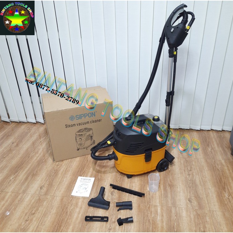 SIPPON Karcher Steam Cleaner with Vacuum 2in1 Fungsi Steam Vacuum Cleaner Industrial and Commercial