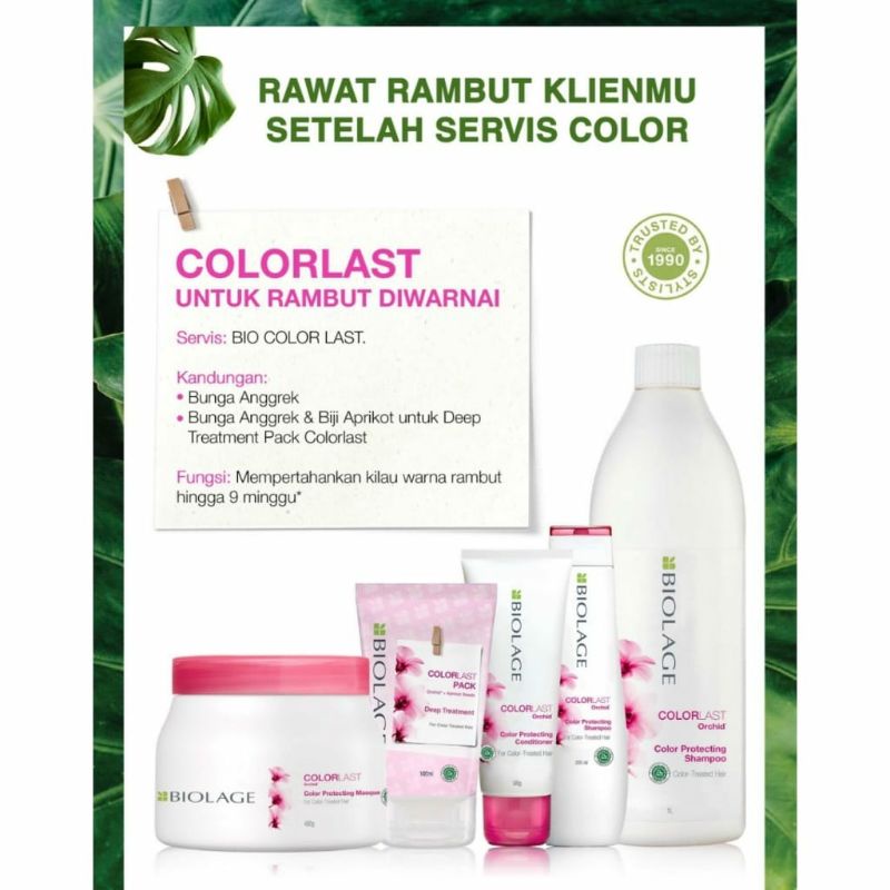 MATRIX MASKER RAMBUT Biolage Colorlast Mask 490 GR UNTUK RAMBUT DIWARNAI