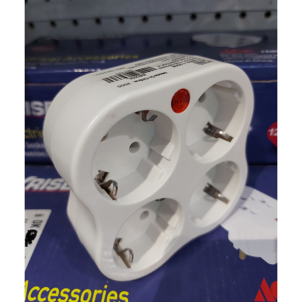 KRISBOW STEKER LISTRIK / ADAPTOR 4 ARAH / COLOKAN LISTRIK