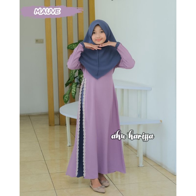 GAMIS ANAK SET KAYLA KIDS ORI AKU KARISSA GAMIS KIDS SYARI MURAH KEKINIAN