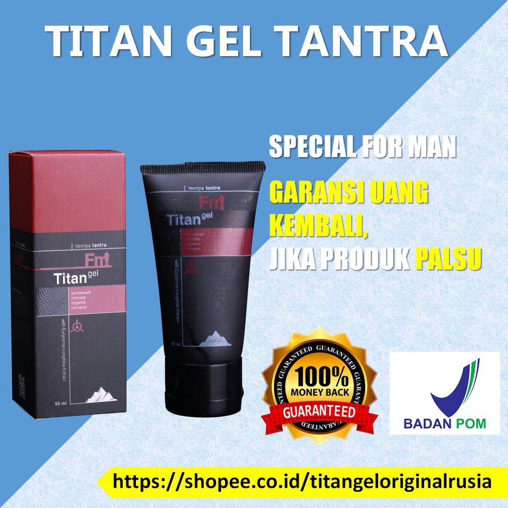 Titan Gel Titan Gel Original Pembesar Penis Pria obat kuat sex pria obat kuat pria Asli