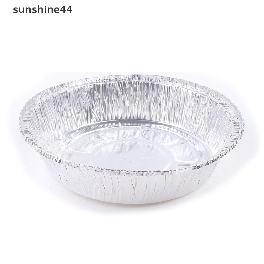 Sunshine 50pcs Nampan Aluminum Foil Tebal Sekali Pakai Untuk BBQ