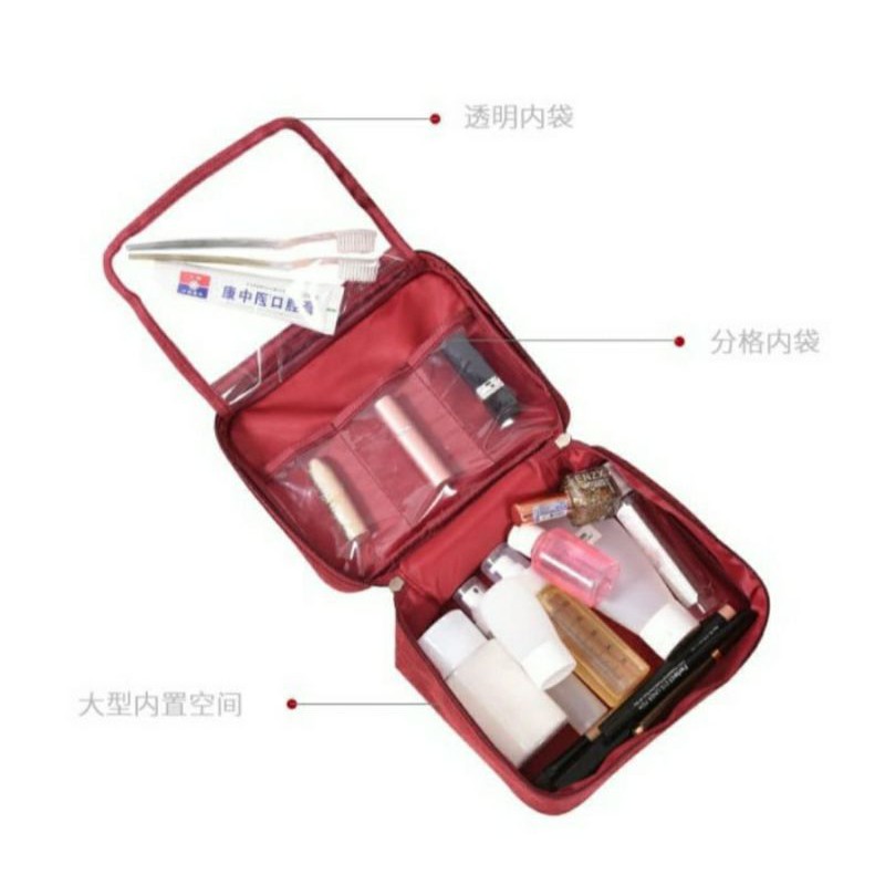 Organizer cosmetic pouch tas kosmetik