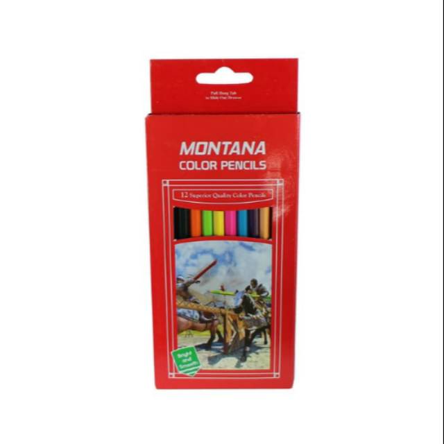 Pencil warna - Color Pencils - MONTANA 12 warna