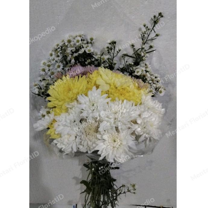 Best Product Bunga Aster Asli Buket Bunga Sedap Malam Buket Aster - Paling Dicari - buket canti - bu