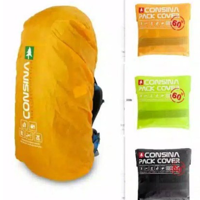 Rain Cover 20L 40L 60L 80L Liter Mantel Tas Anti Air Consina  Cover Bag