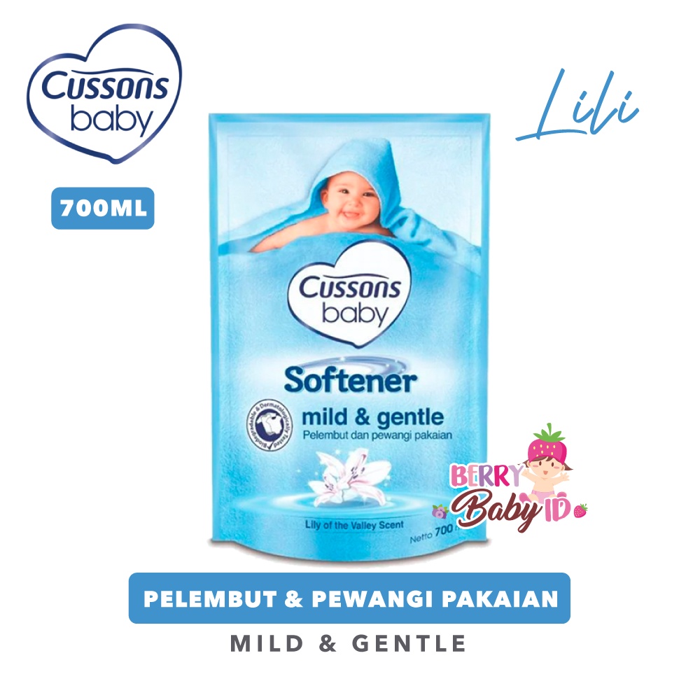 Cussons Baby Pelembut dan Pewangi Pakaian Bayi Softener Refill 700 ml Berry Mart