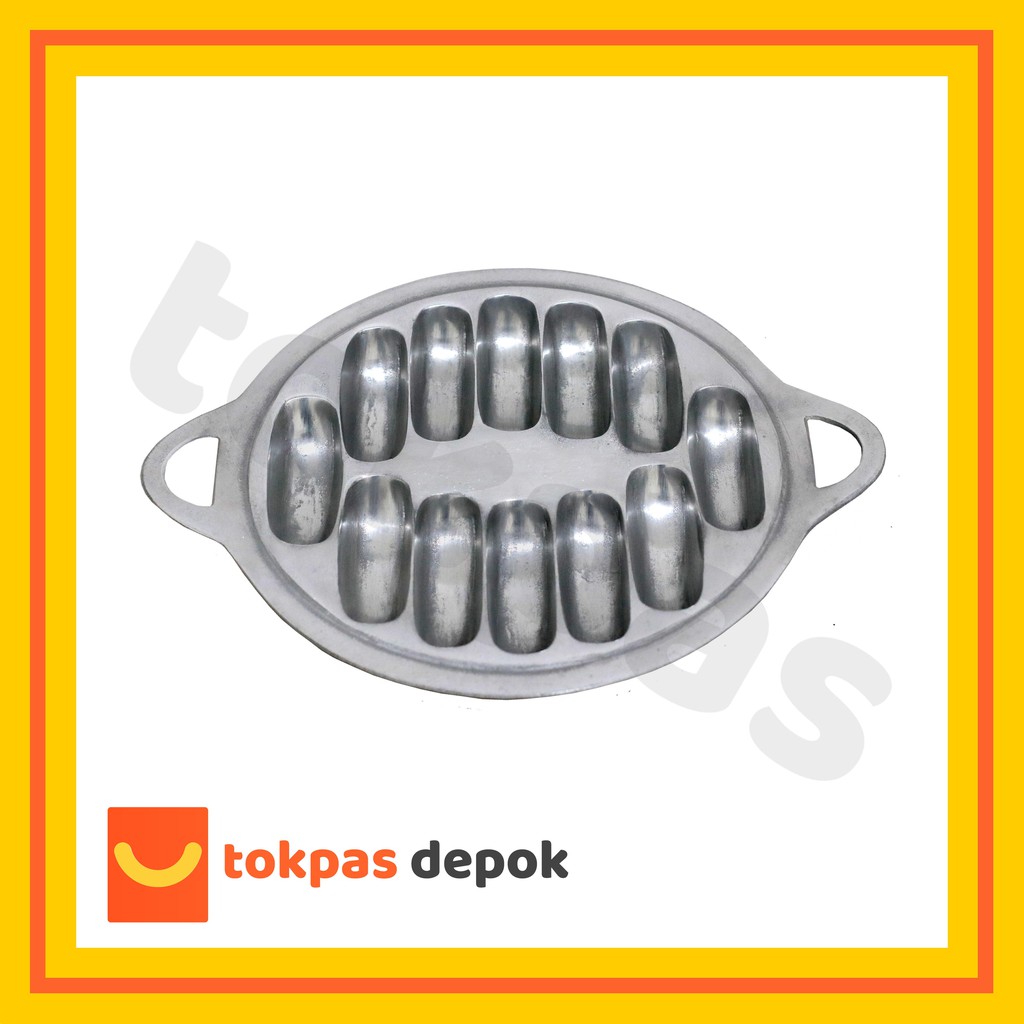 Cetakan Kue Pukis Bulat Gandos Isi Lubang 12 Pancong Rangi