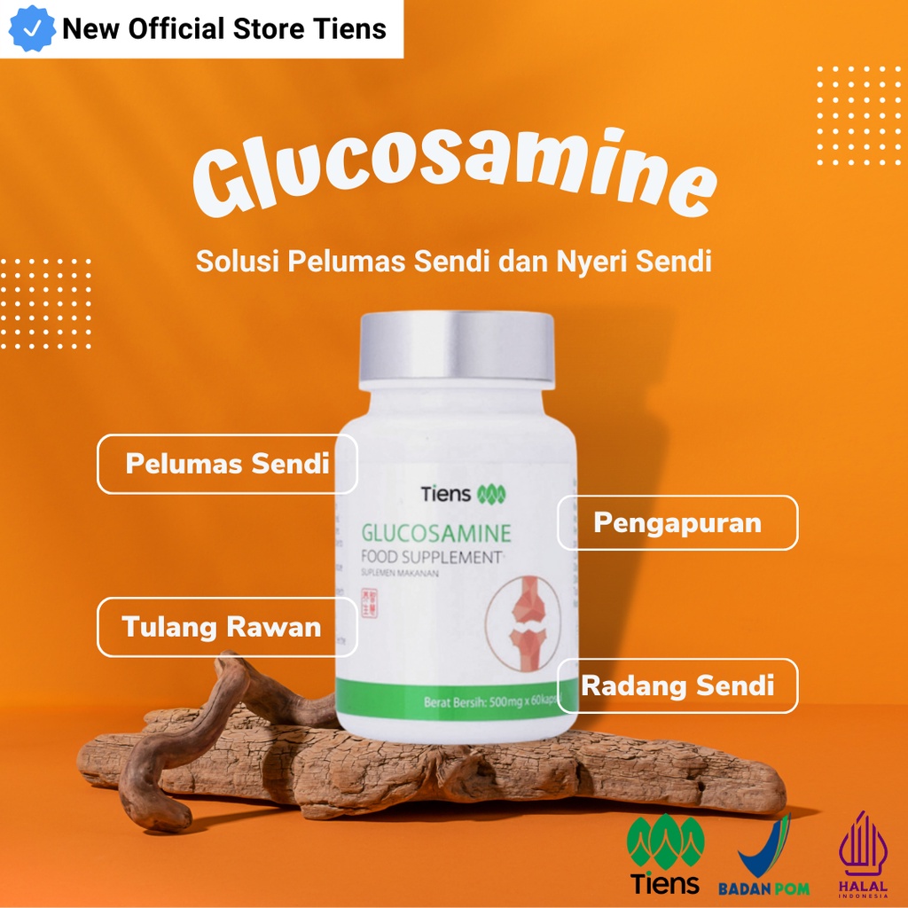 [𝗧𝗘𝗥𝗠𝗨𝗥𝗔𝗛] Tiens Glucosamin Glucosamine Glukosamin Tiens Obat Sendi Rematik Encok Tulang Nyeri Sendi