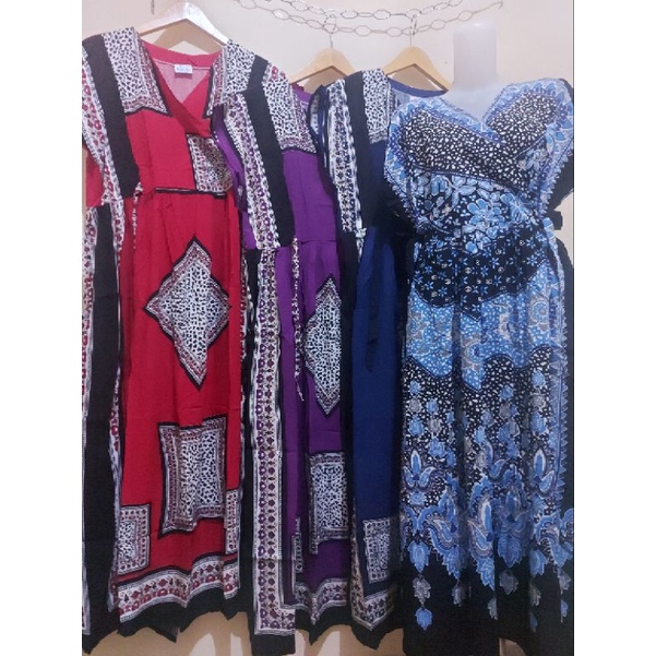 baju tidur batik long dress ori centini putri ayu chibi cibi kimono panjang/long dress kimono/daster