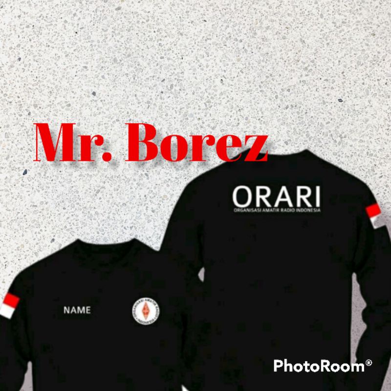 KAOS ORARI LENGAN PANJANG / BAJU KAOS ORARI / BAJU ORARI / KAOS PRIA / KAOS WANITA / ORARI KAOS