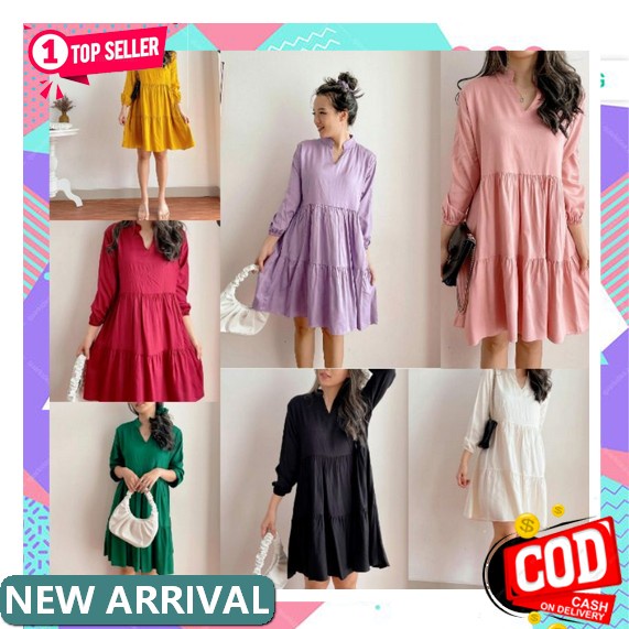 Baju Natal Wanita Dress Set Sweater Tutu Dress Wanita 2In1 Gereja Natal Imlek Remaja Dress Bianca Ns