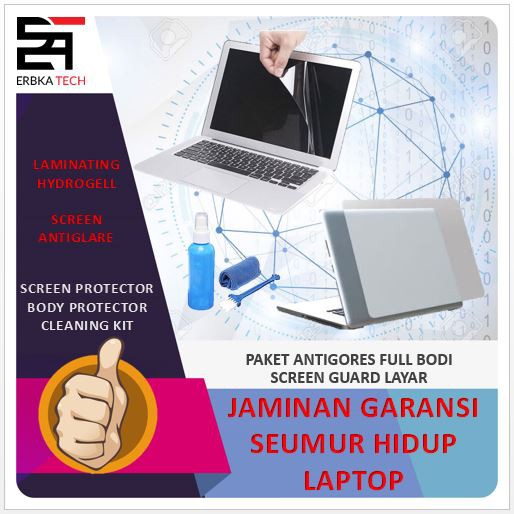 PAKET ANTIGORES BODI + LAYAR LAPTOP GARANSI LIFETIME