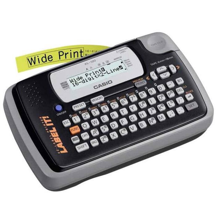 

NEW STOCK LABEL PRINTER CASIO KL-120