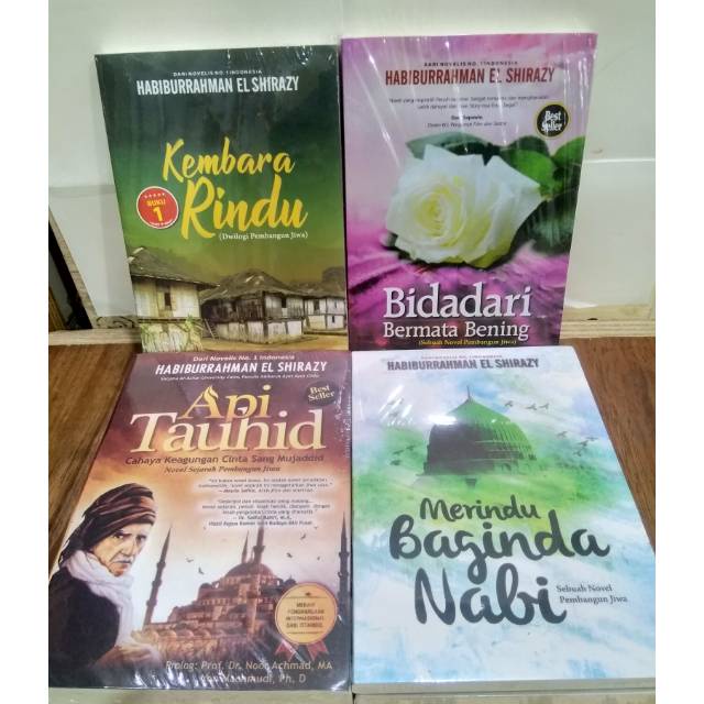 

MUST HAVE!! PAKET 4 NOVEL HABIBURRAHMAN EL SHIRAZY TERMURAH