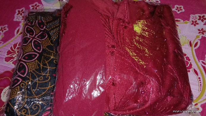 Maura Couple - Sania Ruffle Batik Couple Ori Ndoro Jowi Garansi Termurah Shopee - Batik Solo Modern