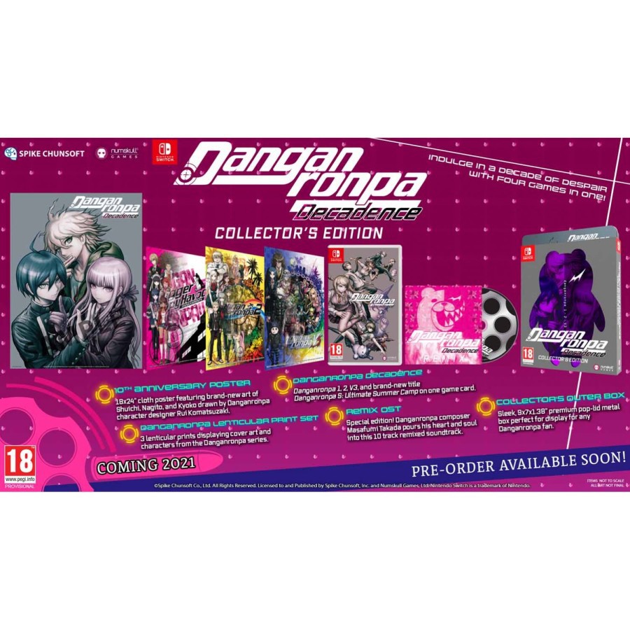 Switch Danganronpa Decadence Collector's Edition