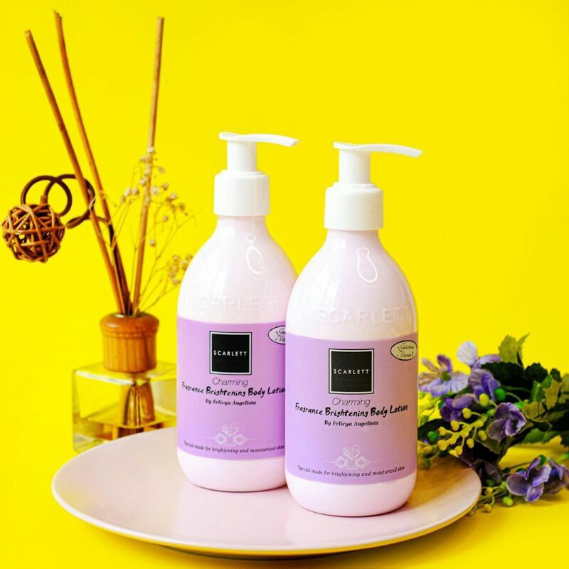 Body Lotion Scarlett Whitening varian Charming