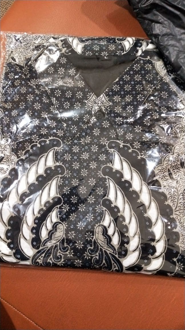 Kapal Kandas Lawasan Pendek Kemeja Batik Pria Full Furing Bahan Katun Primisima