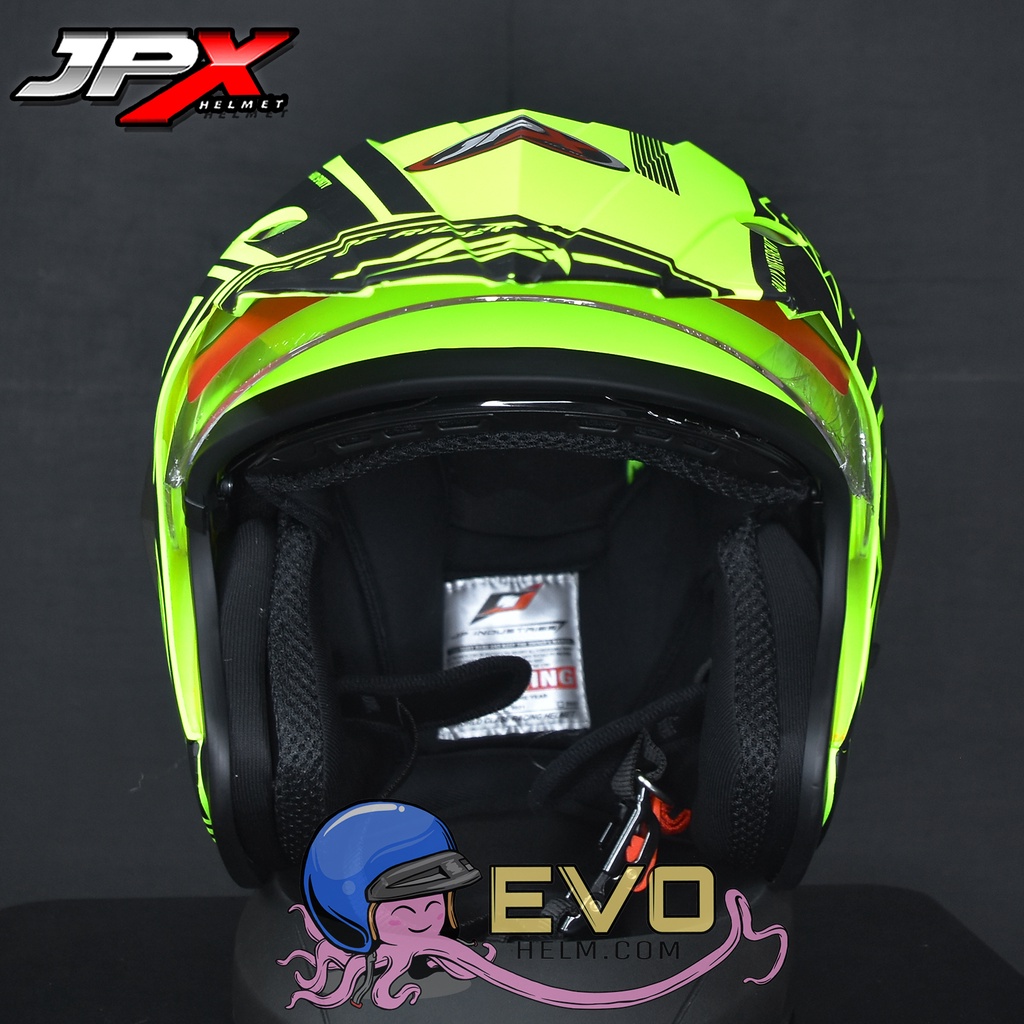 HELM JPX SUPERMOTO_WILD RIDER - FLUO YELLOW DOFF/BLACK