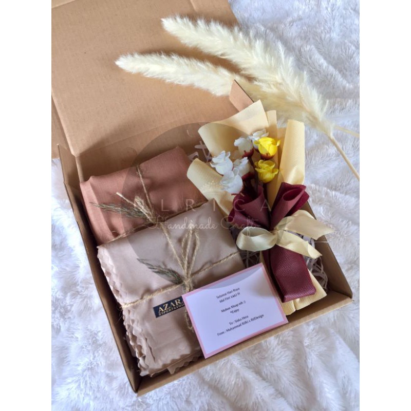 HAMPERS BOX JILBAB BUKET BUNGA KADO SAHABAT WISUDA PERNIKAHAN ULTAH CEWEK PACAR MURAH KEKINIAN UNIK