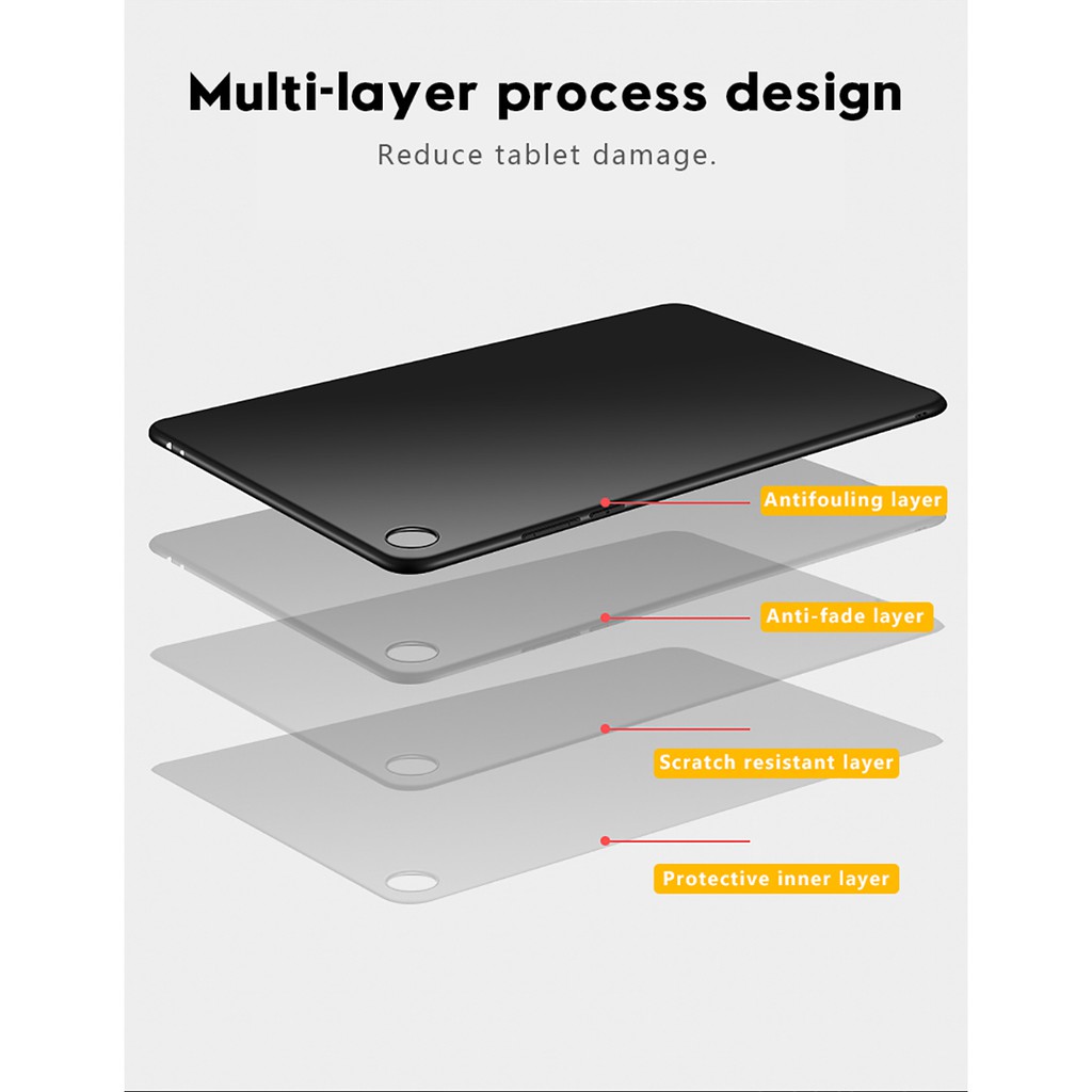 case Protect Matte Case for Xiaomi Mi Pad 4 plus  Frosted TPU Cover 360