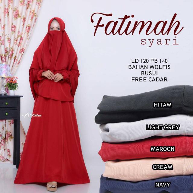 Gamis Syari Fatimah Syari