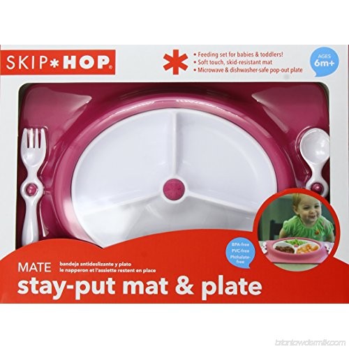 Makassar! Feeding / Piring Set Stay Put-Mat and Play Skip Hop