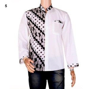 Baju Koko Luqman Lengan Panjang Motif 5