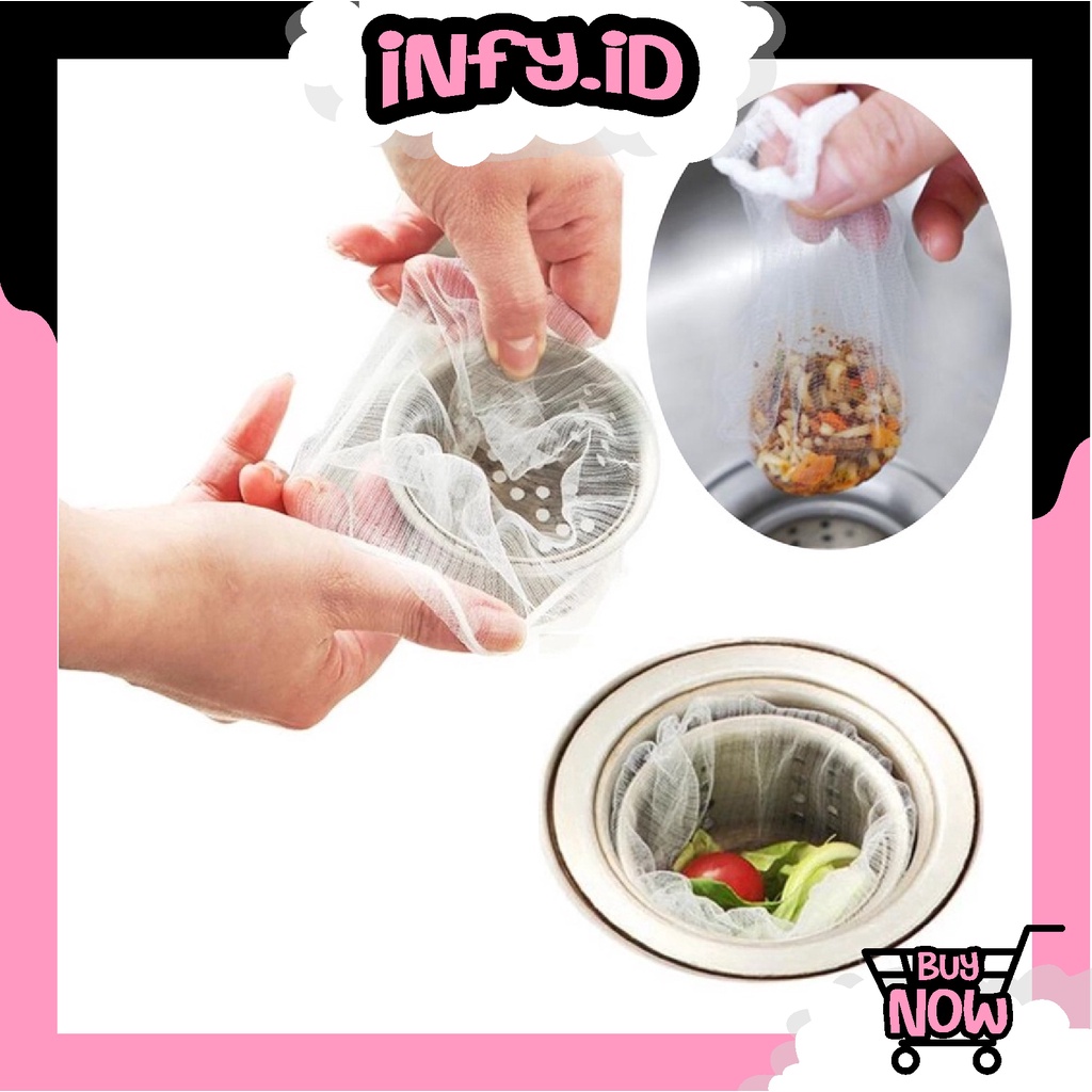 INFY - R572 Kain Jaring Halus / Jala Saringan Air Wastafel Dapur Anti Mampet Net Filter