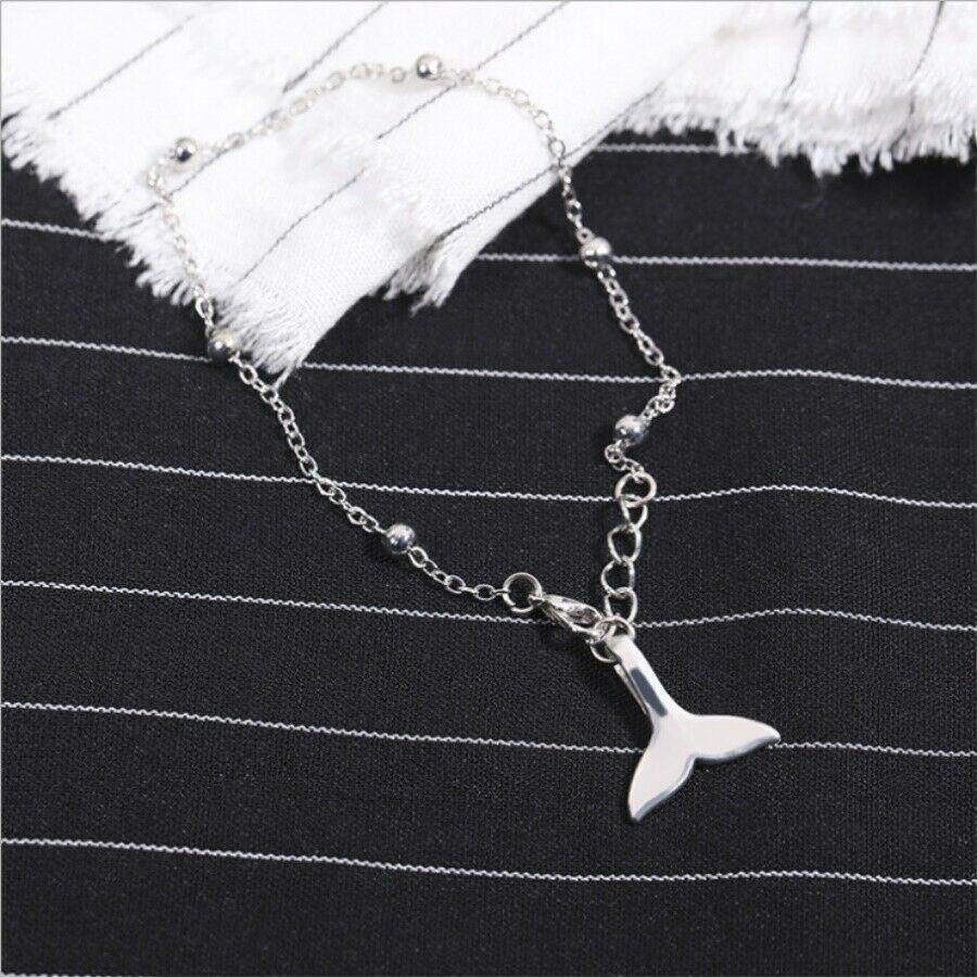 Gelang Rantai Kaki Desain Kpop BTS SUGA Dolphin untuk Pria Gelang Rantai Kaki Desain Kpop BTS SUGA Dolphin untuk Pria