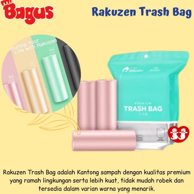 ECER Rakuzen Trash Bag 45x50cm 30's / ROLL