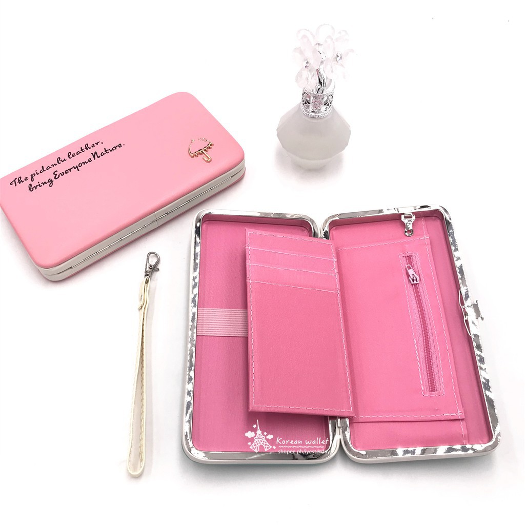 (27AN.ID)COD Dompet wanita B57 Ellieth Dompet Wanita Korea Heel Style dompet import real pic-8