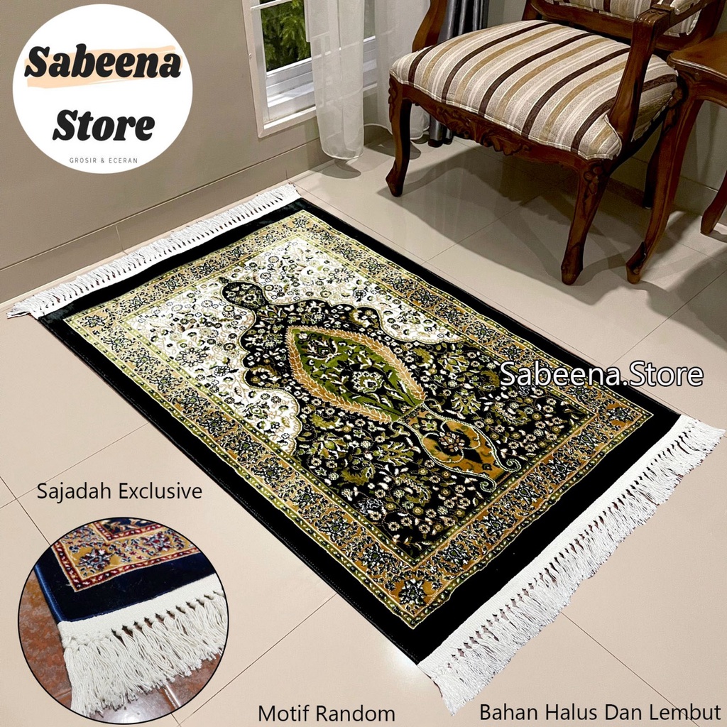 SAJADAH MADA KARPET RAUDAH UKURAN 70X110 CM SUPER PREMIUM