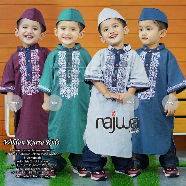 Wildan kurta kids by najwa