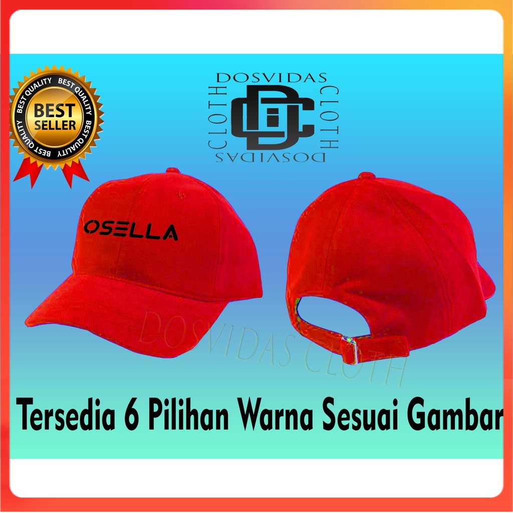 Topi Baseball OSELLA keren BERKUALITAS  Pria Wanita OSELLA COD