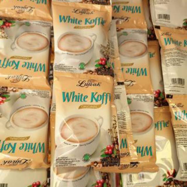 

Luwak White coffee 1 renceng isi 10bungkus