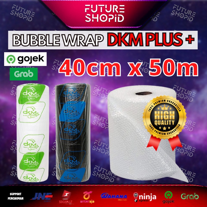 

Ginger- Plastik Bubble Wrap ukuran 40 cm x 50 meter KUALITAS PACKING BIRU - Putih