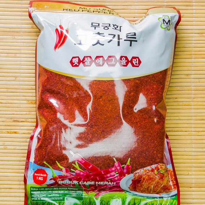 

ECERAN GOCHUGARU HOT PEPPER FLAKES BUBUK CABE KASAR ISI 1KG