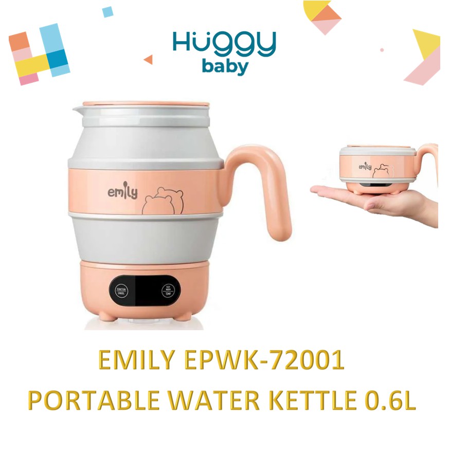 Emily EPWK-72001 Portable Water Kettle 0.6L | Teko Pemanas Air