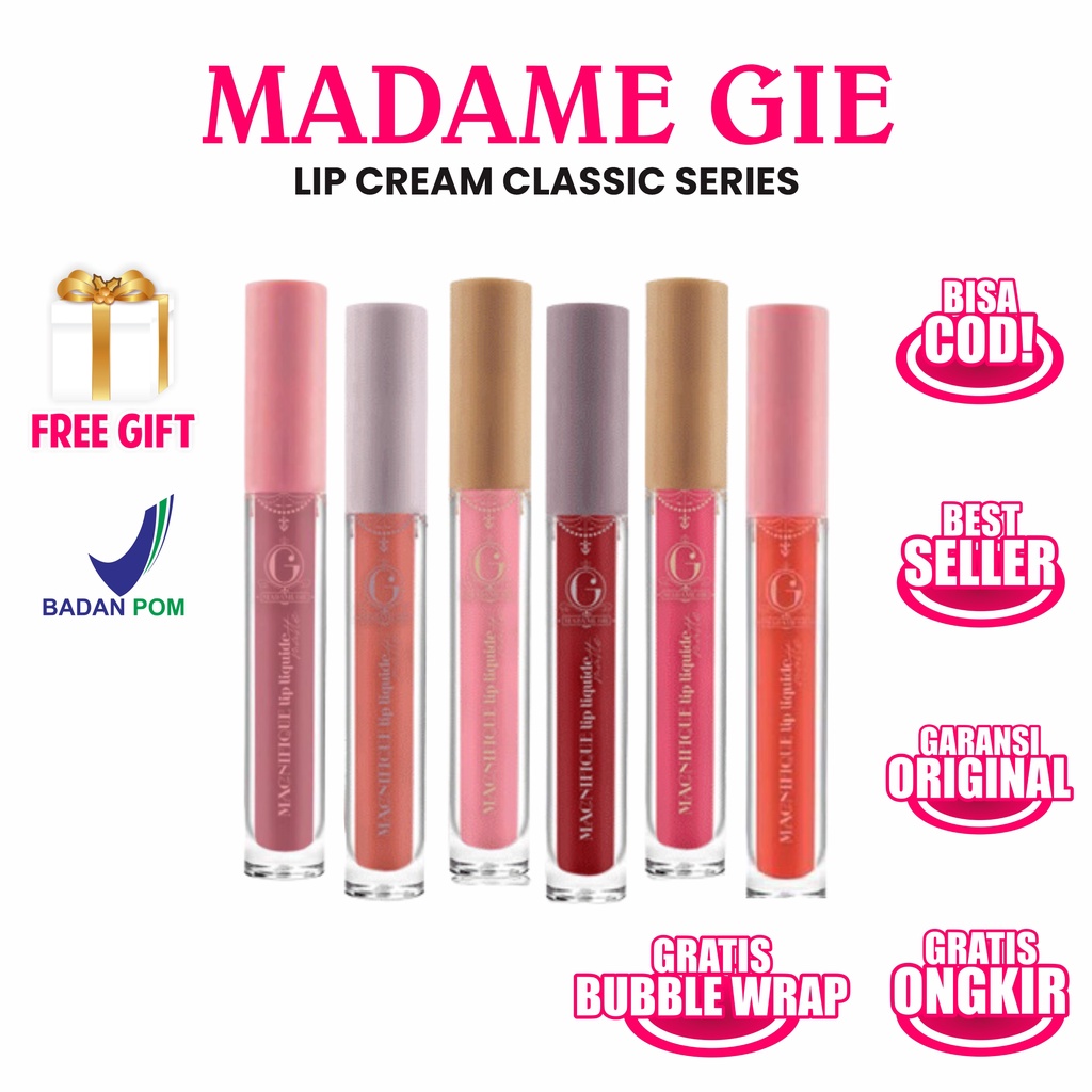 Madam gie Liquide Matte[COD] lipcream matte original lipcream [BPOM] madame gie madam g kosmetik