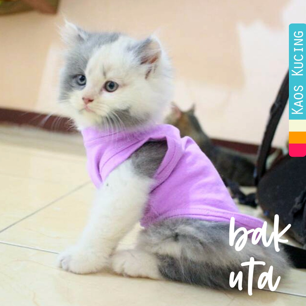 Kaos singlet untuk kucing dan anjing /Jual Baju Kucing Terlengkap &amp; Berkualitas size S M L XL