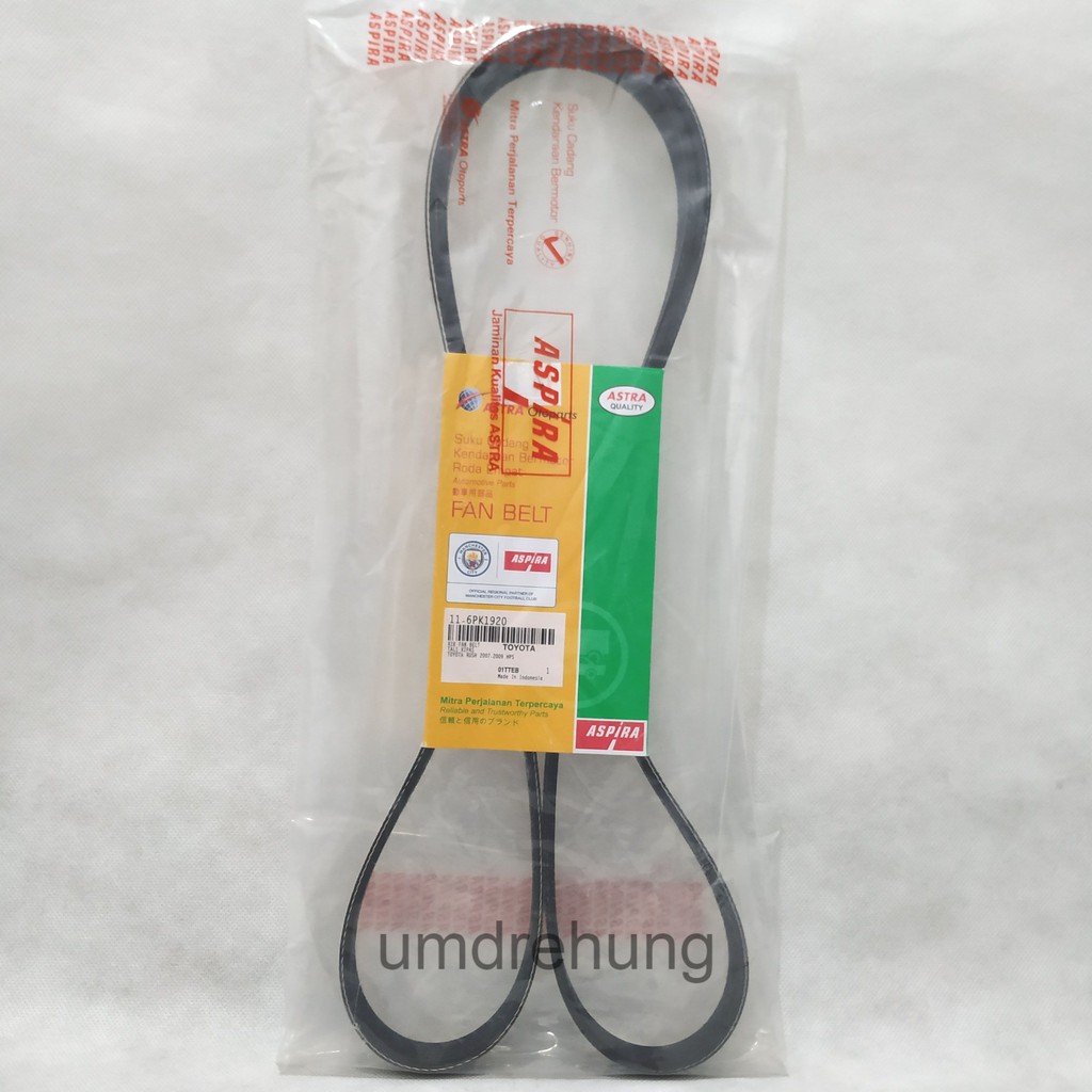 Fan Belt Fanbelt Tali Kipas Terios Rush 2007-2009 Avanza 1.5 2006-2011 6PK1920
