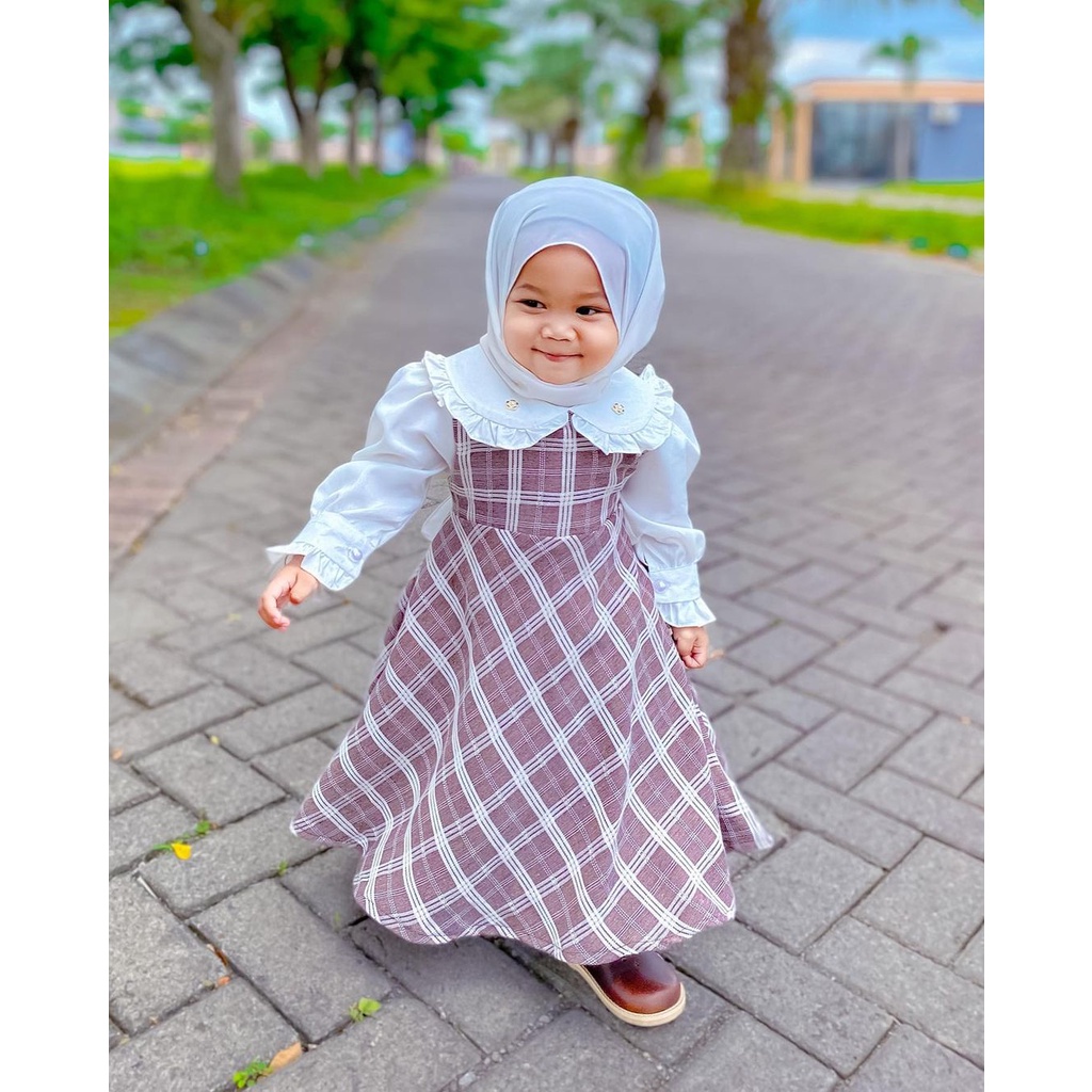 Grosir GAMIS ANAK PEREMPUAN ZARINA USIA 3-5 TAHUN Elegan