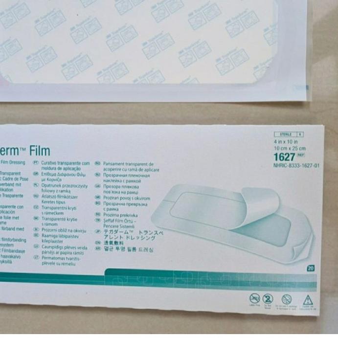♩ Tegaderm Film 1627 / Tegaderm 1627 / Tegaderm 10x25 cm / Tegaderm 3M ✼